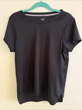 Jockey Black Women’s Short Sleeve Performance Tee Size Medium
